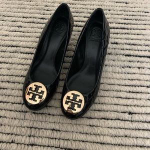 Tory Burch Quilted Wedge Heels